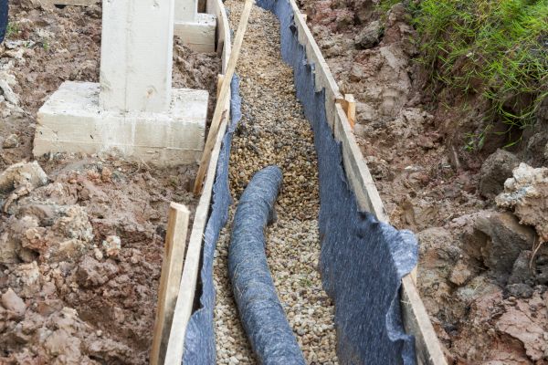 French Drain Installation in York